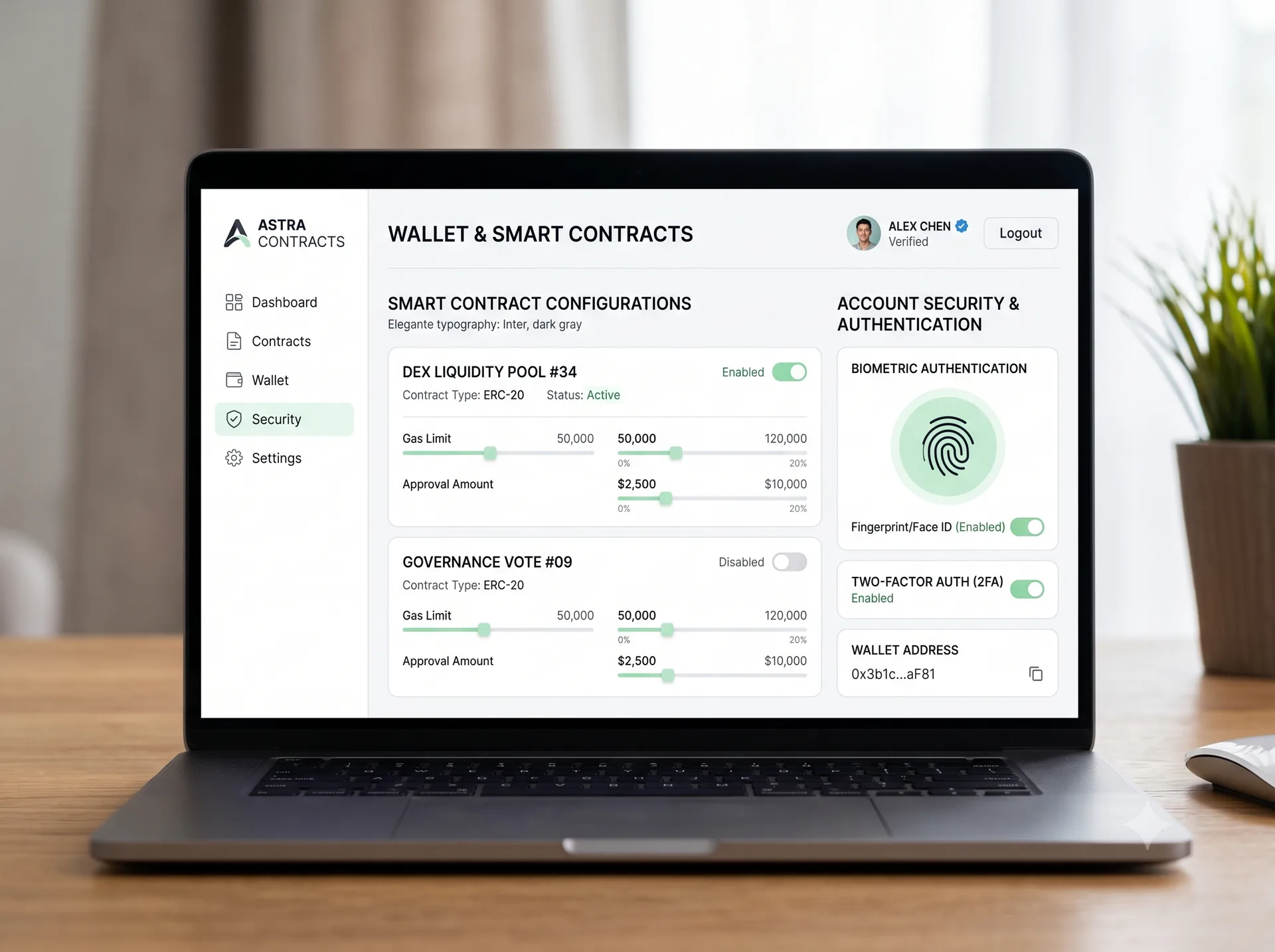 Aplicación descentralizada con inicio de sesión sencillo