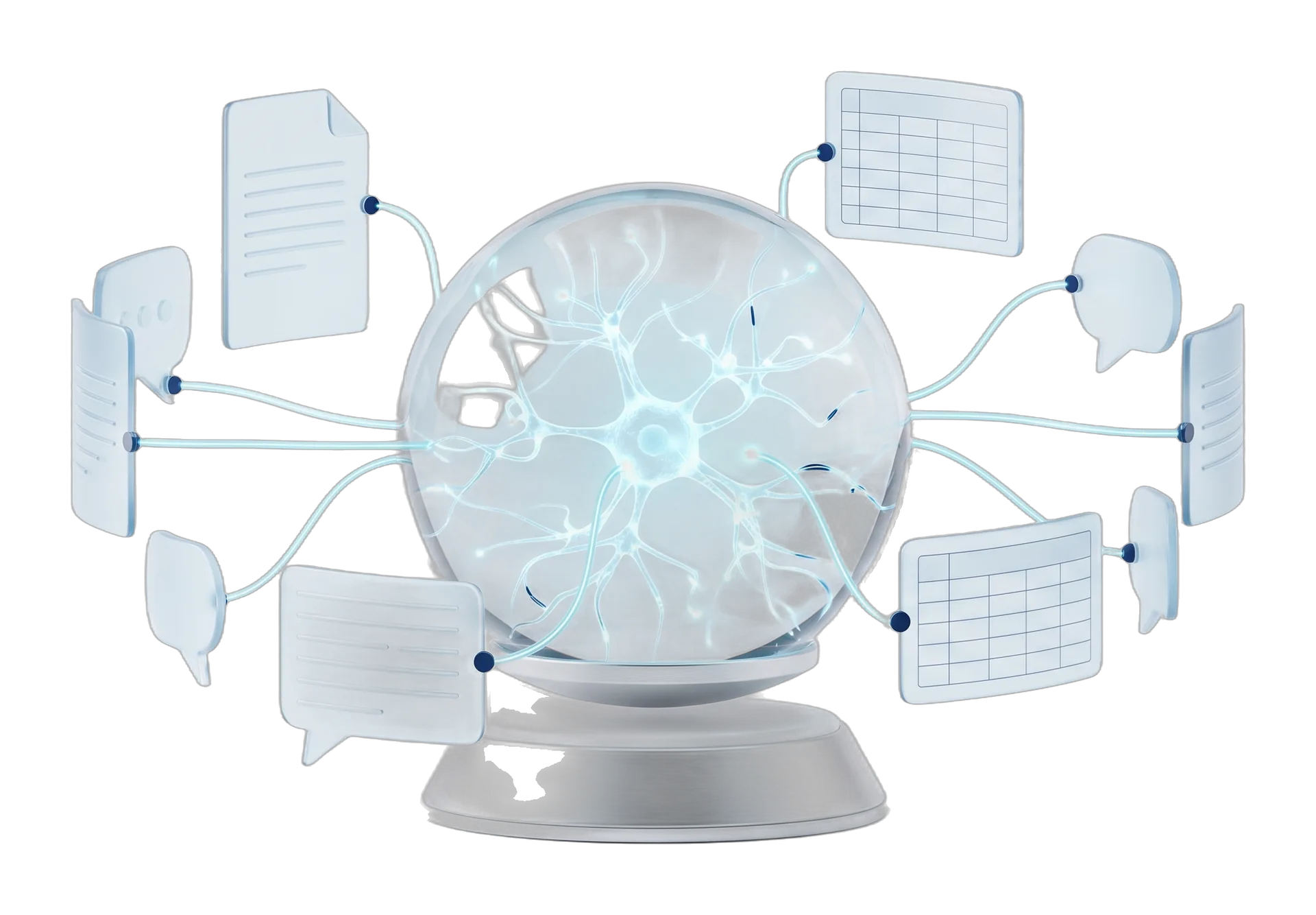 Inteligencia artificial conectada a documentos, hojas de cálculo y conversaciones